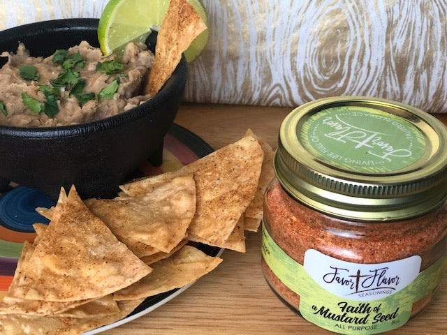 Homemade Refried Beans & Tortillas